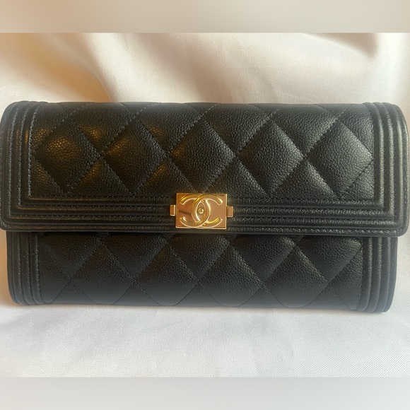 CHANEL Handbags - Chanel Boy Long Wallet